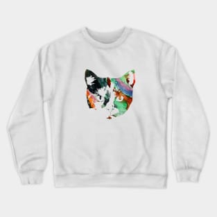 Artistic Cat Crewneck Sweatshirt